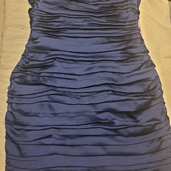 Express Strapless Dress Navy Size 8. EUC - Picture 4 of 8